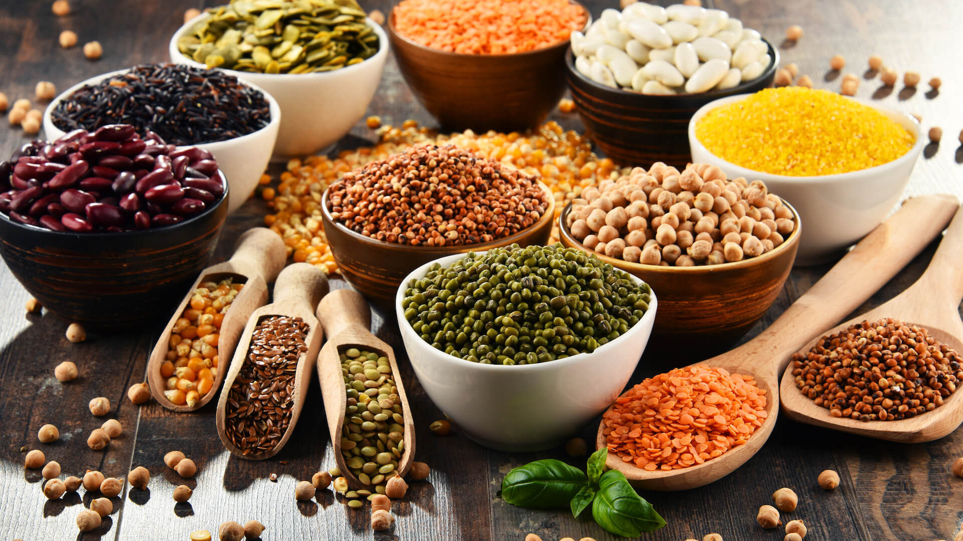 الحبوب والبقوليات